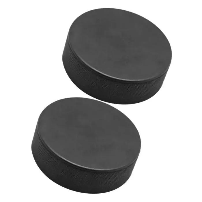 Rondelle de Hockey sur glace en mousse noire