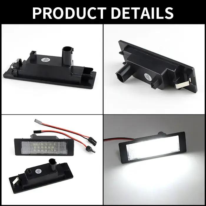 Feu de plaque d'immatriculation Led pour voiture, 2 pièces, Canbus sans erreur, pour BMW Mini Cooper