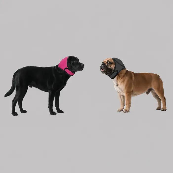 Couvre-têtes pour soulager l'anxiété des chiens