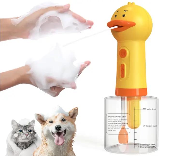 Distributeur de shampoing électrique pour chien