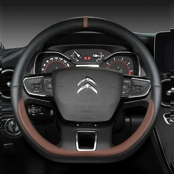 Housse de volant de Type D, pour citroën C3 II III 2009 – 2019 2020 C3 AIRCROSS 2017 2018 2019 2020