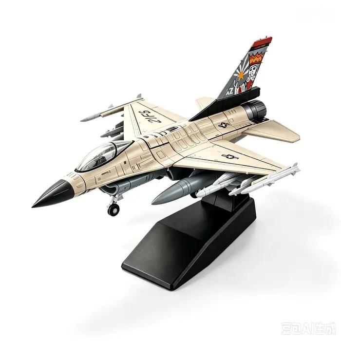 Modèle d'avion de chasse F-16 Fighting Falcon 1:72, réplique d'avion militaire en alliage et plastique, cadeau de collection, décoration de bureau pour les amateurs d'aviation