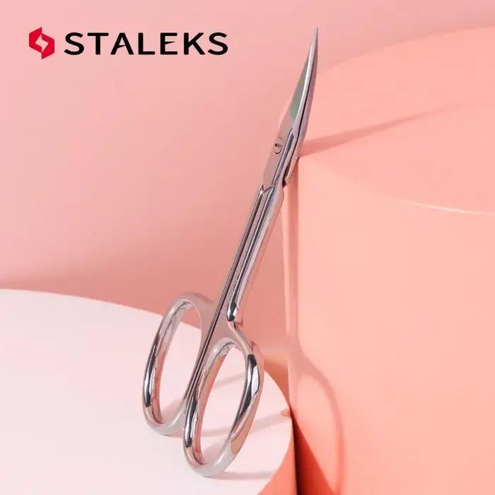 STALEKS ciseaux à ongles russes ciseaux à sourcils en acier inoxydable de haute qualité outil de maq
