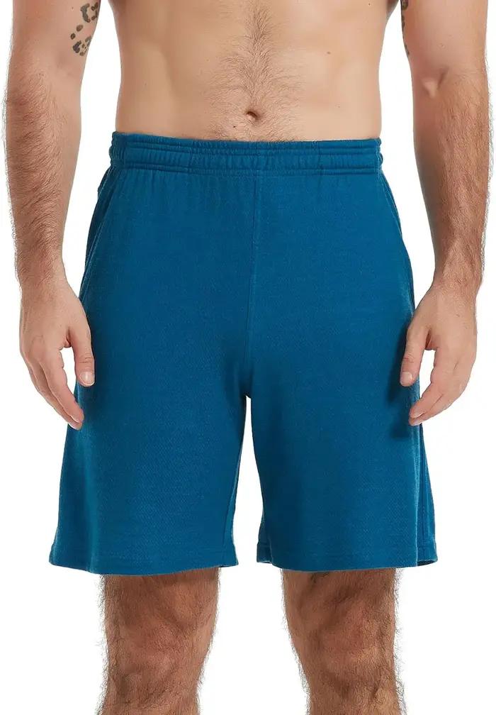 Shorts d'entraînement en laine mérinos pour hommes