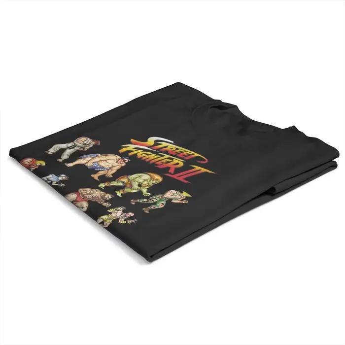 Street Fighter Street warrior imprimé t-shirt 100% coton Vintage vêtements pour hommes grande taille t-shirt imprimé