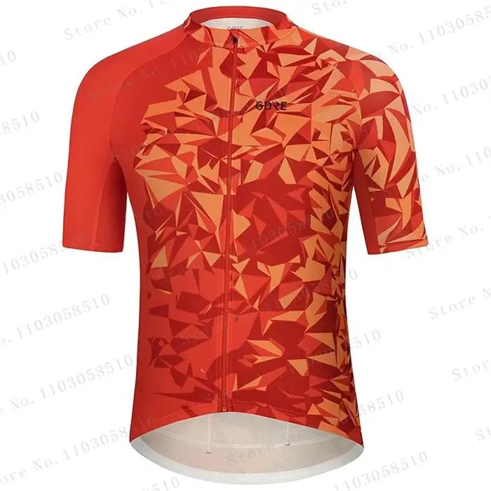 Maillot de cyclisme pour hommes, hauts d'été à manches courtes, vêtements de sport, chemises de vélo