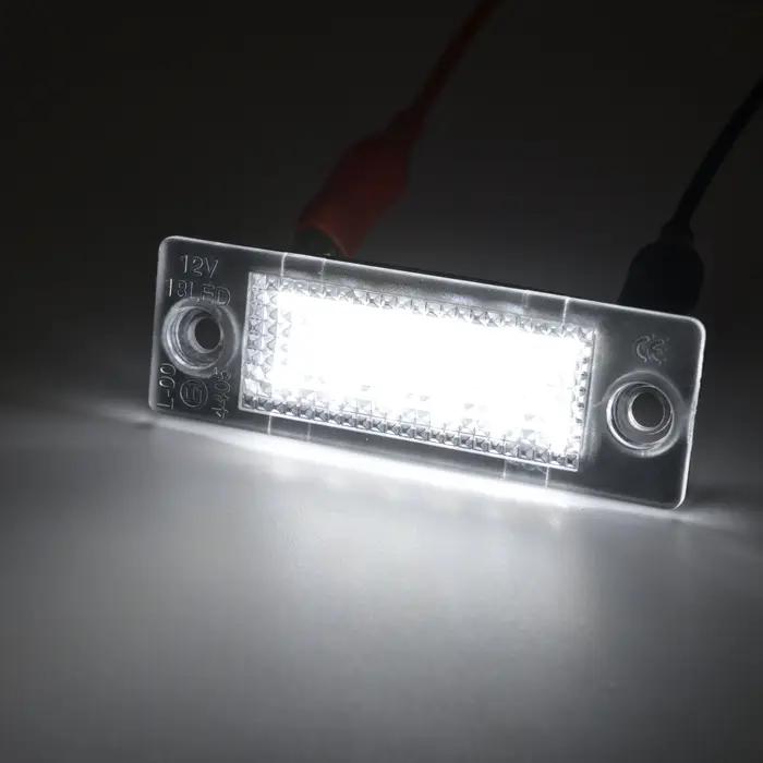Éclairage de plaque d'immatriculation LED Canbus, 2 pièces, pour VW Transporter T5 T6 2003 – 2020 Ca