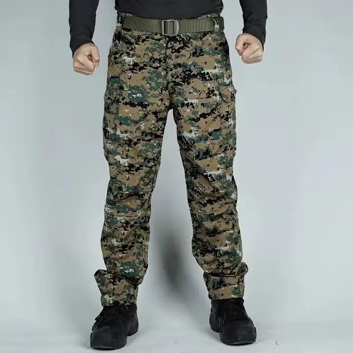 Pantalon tactique chasse camouflage SWAT imperméable multi-poches cargo outdoor 2024