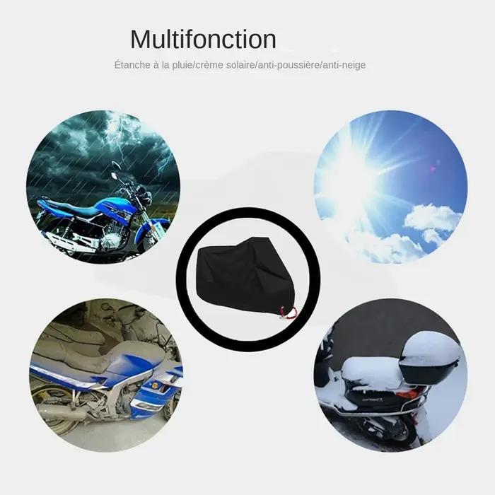 Housse de moto HEROBIKER imperméable et antipoussière, protection UV pour scooters et motos, hiver été, occasion spéciale pour motards