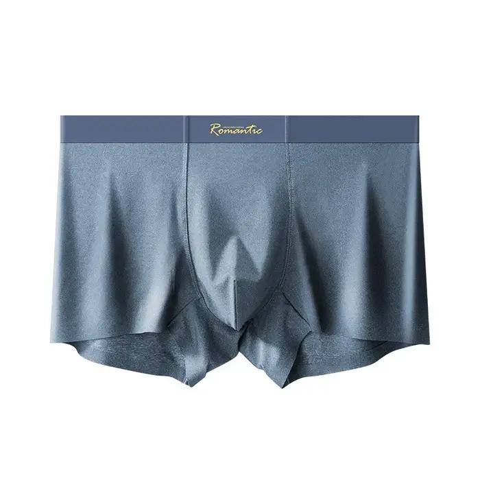 Sous-vêtements en pur coton à manches courtes pour hommes. Sous-vêtements de qualité supérieure pour hommes, à quatre coins, pour toutes les saisons