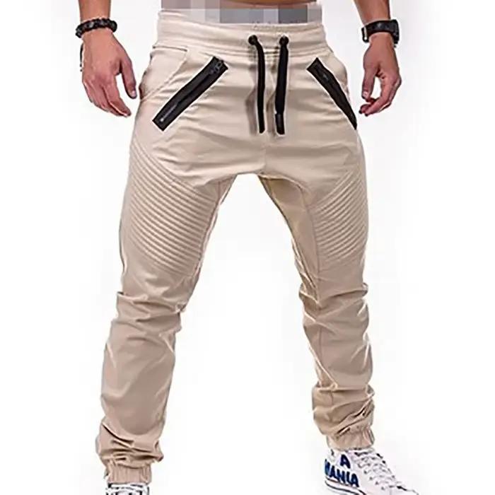 Pantalon cargo jogger homme décontracté multi-poches sportswear sweatpants mode hip hop harem pencil