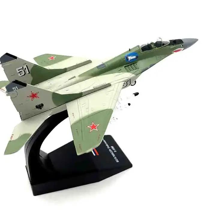 Support d'affichage en alliage d'avion de chasse MIG-29, modèle d'avion moulé sous pression, Collect