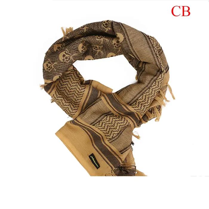Foulard tactique arabe squelette voile sniper camouflage pour chasse randonnée vélo escalade