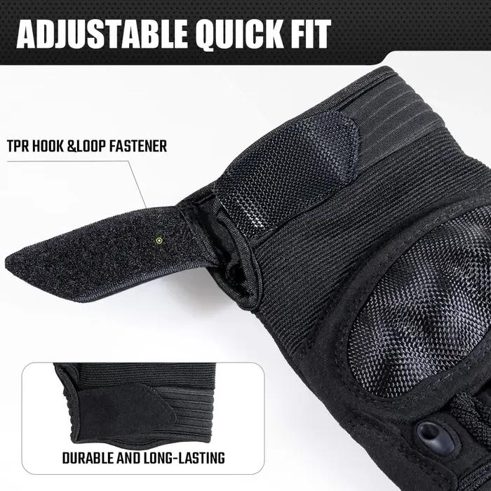 Gants tactiques écran tactile pour chasse et plein air, coque dure antidérapante, protection mains résistante abrasion, ajustement parfait, confort optimal pour randonnée, camping, sports extérieurs