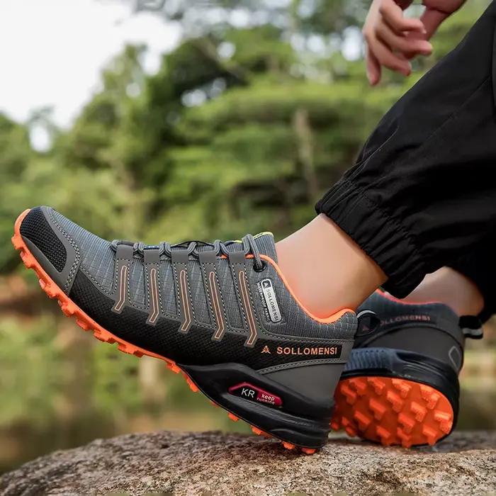 Chaussures de randonnée imperméables et antidérapantes pour hommes, chaussures de sport tout-terrain, randonnée Camping chasse, chaussures d'entraînement tactiques, chaussures de cyclisme