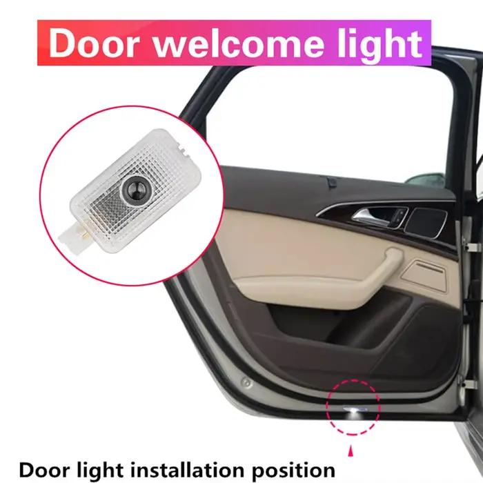 Projecteur de porte de voiture à LED, lampe de courtoisie, accessoires pour Subaru Forester, Outback
