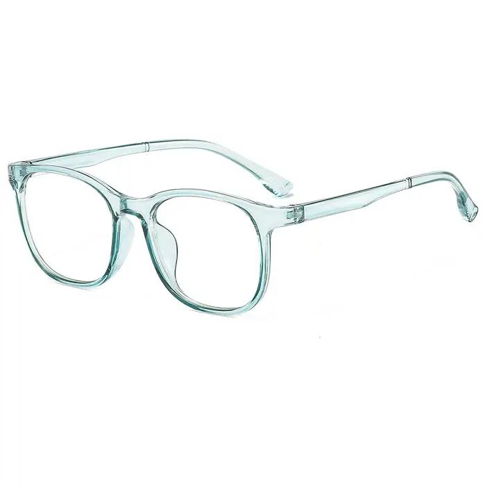 Lunettes d'ordinateur transparentes, monture PC, pour femmes et hommes, anti-lumière bleue, verres c