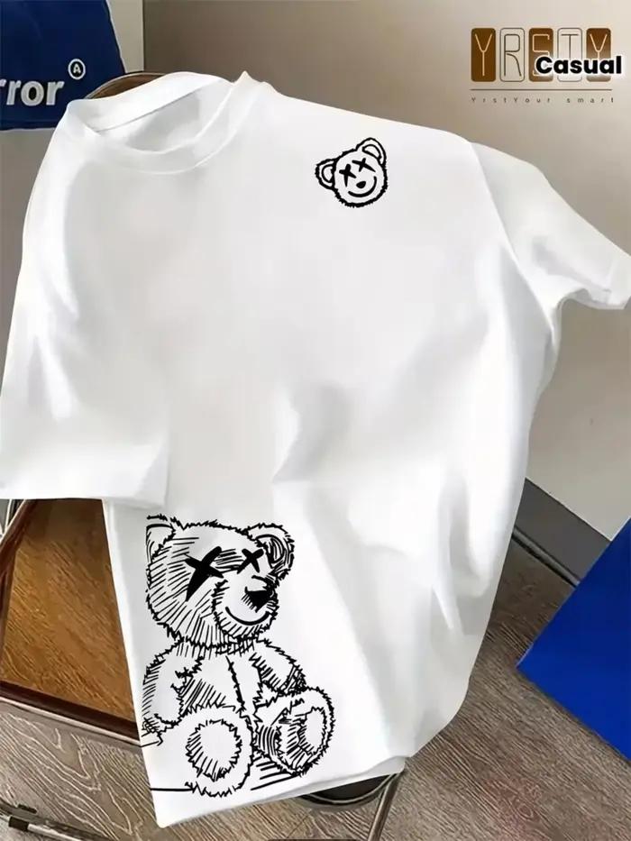2025 nouveaux enfants vêtements graphique été T-Shirt garçon et fille hauts à la mode adolescents garçons ample à manches courtes T-Shirt
