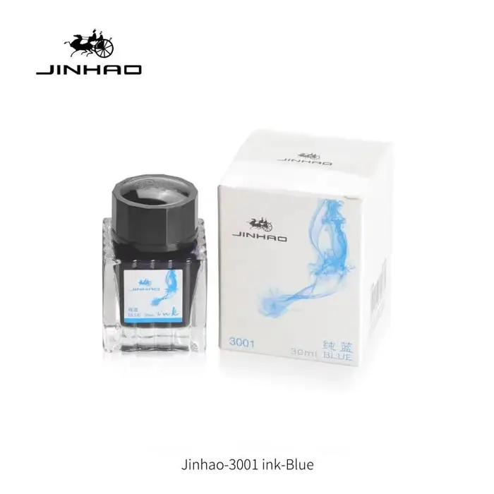 JINHAO 30ml stylo plume encre sans cartouche de carbone recharge verre en bouteille stylo plume encre papeterie bureau fournitures scolaires