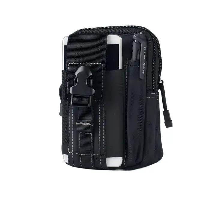 Pochette Molle Multifonctionnelle en Nylon 600D pour Chasseurs Occasions Spéciales Sac Banane Tactique