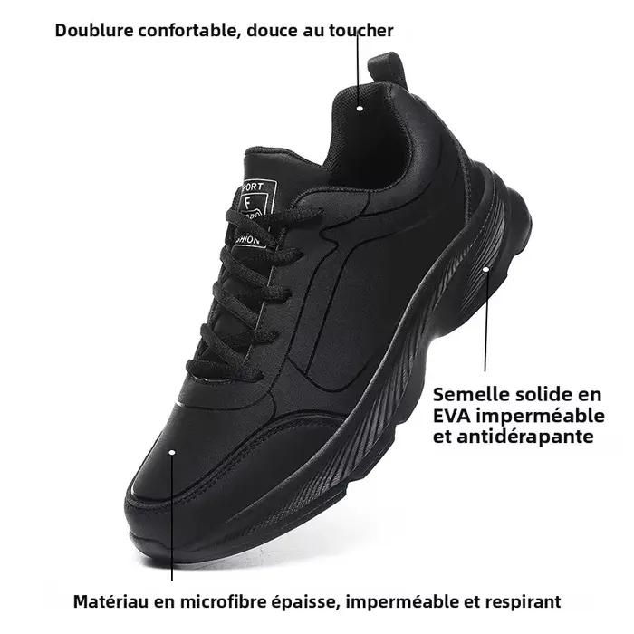 Chaussures de course sur route chaussures de course imperméables unisexes chaussures de sport confortables chaussures de voyage imperméables et antidérapantes