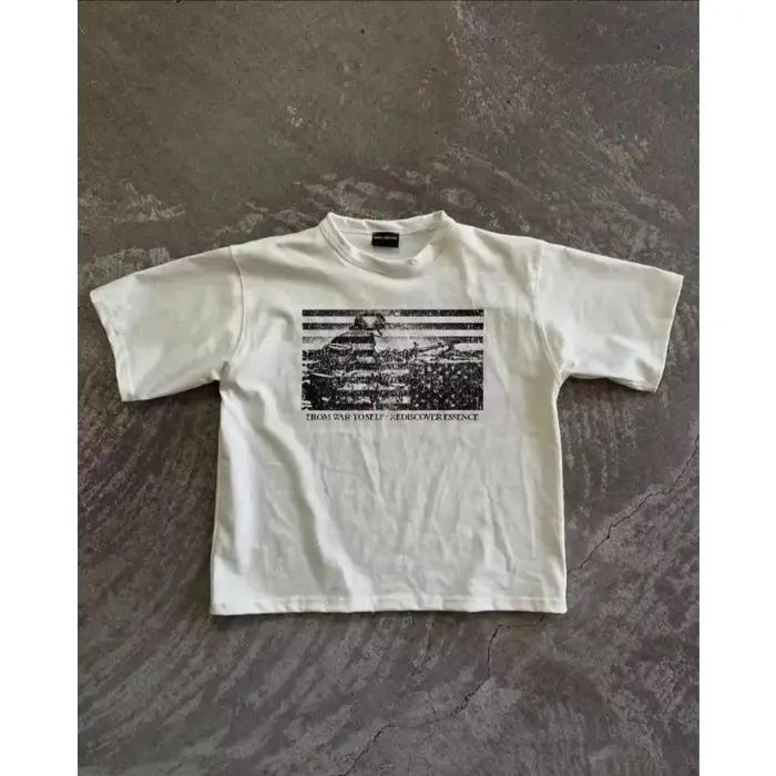 T-shirt oversize décontracté pour homme