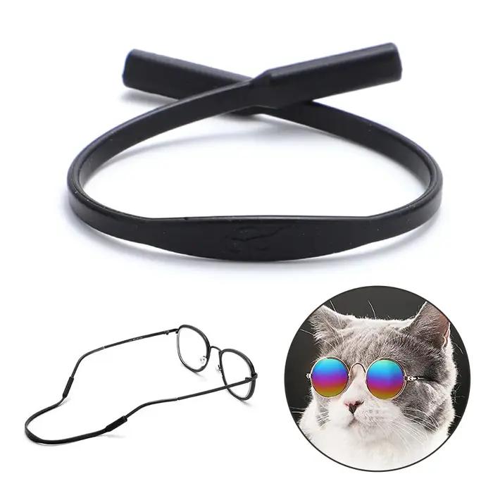 Lunettes rondes Vintage pour animaux de compagnie, accessoires pour chats, accessoires de Photos pou