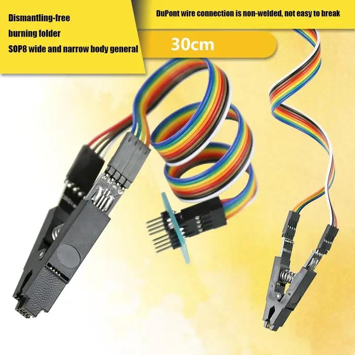 Clip de Test SOIC8 SOP8 de haute qualité pour la programmation en circuit EEPROM 93CXX/25CXX/24CXX s