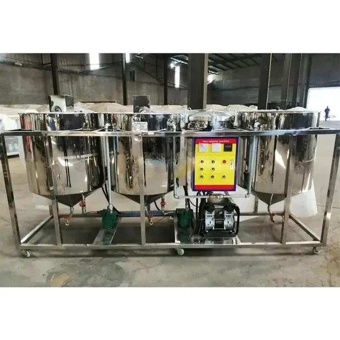 Usine de raffinage d'huile comestible à petite échelle personnalisée 2025 – Équipement complet de traitement de l'huile de palme et machines de raffinage
