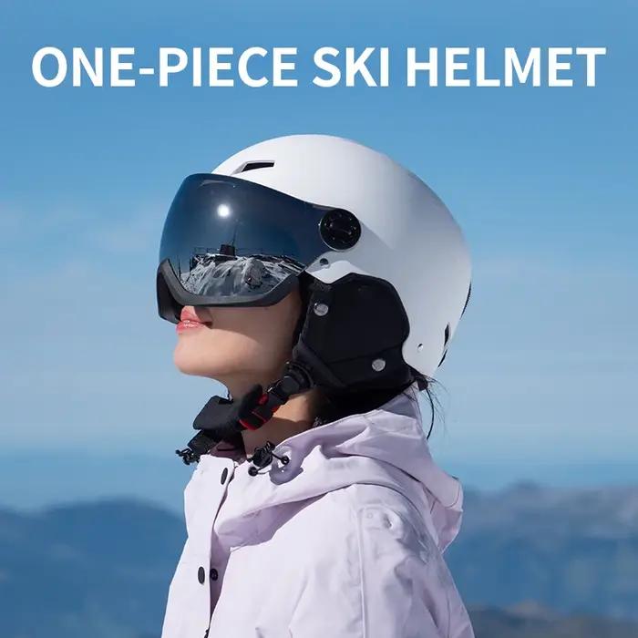 Eastinear's Nouvelles lunettes tout-en-un légères Casque de ski Équipement de ski et de snowboard en plein air pour hommes et femmes