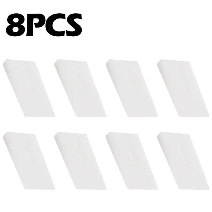 Cales de nivellement polyvalentes pour meubles armoires toilettes coussins de lit accessoires pour la maison 8 pièces en plastique en bois pour stabiliser équilibrer et ranger facilement