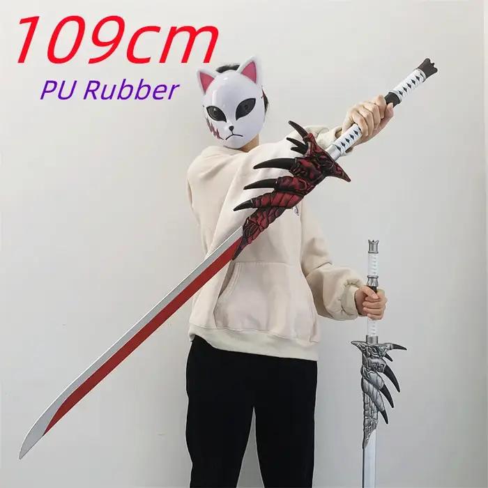 Épée Katana Zinogre Monster Hunter, Lames de Couteau Buster, Grand Sabre de Transformation Héroïque 1:1 pour Cosplay Accessoire de jeu de rôle en caoutchouc PU pour la sécurité