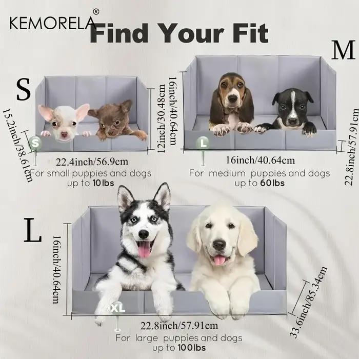 KEMORELA 1PCS Toilette pour chien de haute qualité améliorée 2.0 | Polyéthylène et polypropylène durables