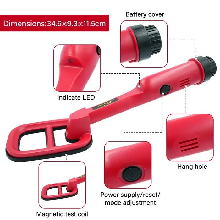 Nouveau TC-120 chasseur de trésors pointage détecteur de métaux étanche en profondeur Portable recherche souterraine