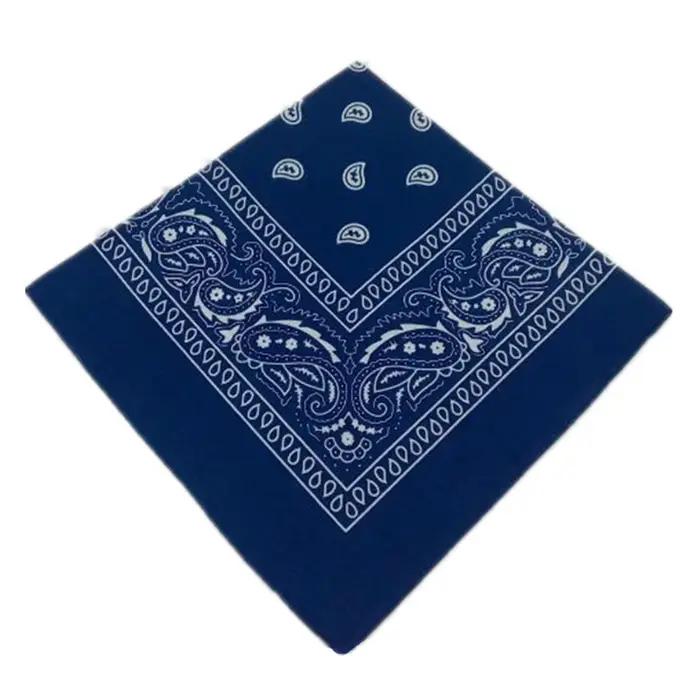 Mode Bandana foulard tête foulards carrés imprimer mouchoir femme homme bandeau de cheveux cou écharpe sport chapeaux