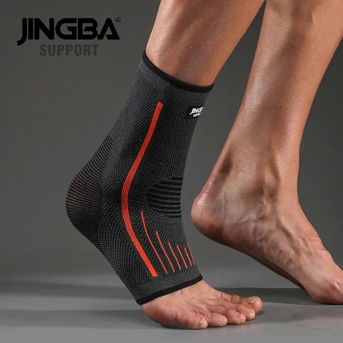 JINGBA SUPPORT 1 pièces Compression 3D sangle en Nylon ceinture protecteur de cheville Football chev