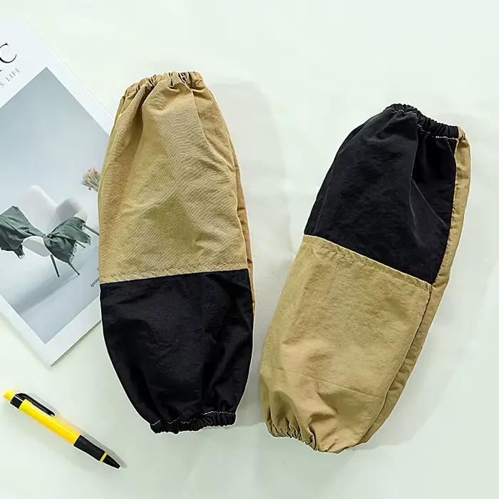 Protecteur de bras personnalisable en toile résistante pour femmes avec logo unique pour nettoyage et protection des vêtements