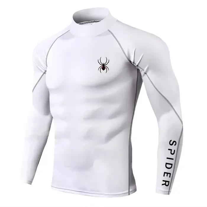 T-shirts de course à manches longues pour hommes