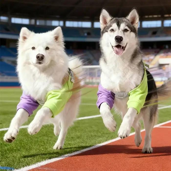 Protège-genoux respirants anti-léchage pour chien – Chaleur pratique
