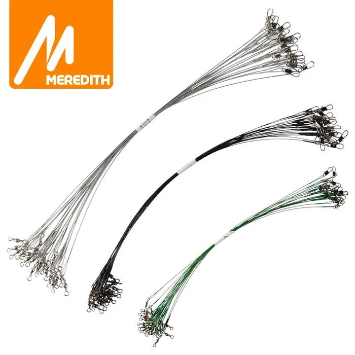 MEREDITH-Câble de tête anti-morsure pour la pêche, pratique avec leurre rotatif, accessoire pour bar