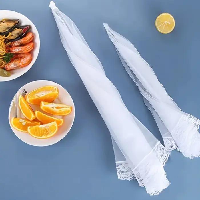 Housse en maille alimentaire pliable et lavable, Anti-moustique, Pop-Up, parapluie, couverture respirante pour repas, accessoires de cuisine