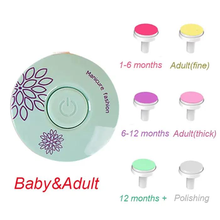 Coupe-ongles électrique pour bébé, articles pour bébé, polisseuse à ongles pour enfant, Kit d'outils