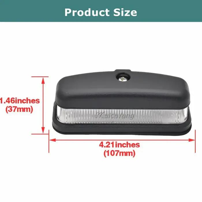 Lampe d'immatriculation LED pour Land Rover Series 2 2A 3 Defender 90 110 130 tous modèles avec technologie LED 2400 lumens installation plug and play sécurité visibilité nocturne