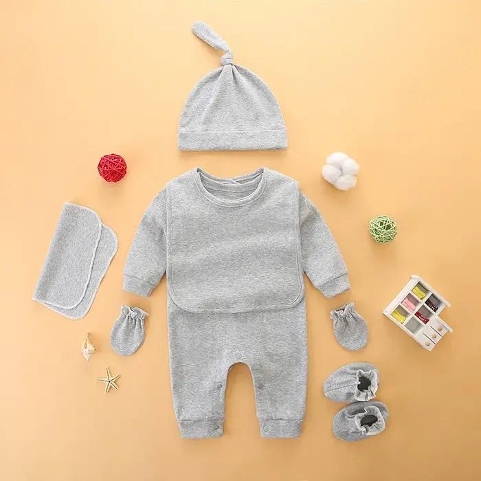 Ensemble de vêtements pour nouveau-né, pur coton, cadeau de pleine lune