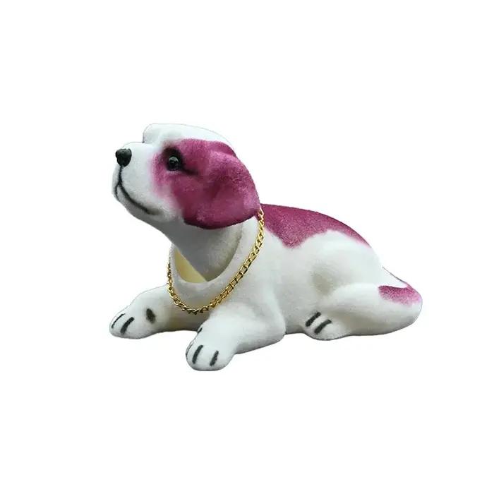 Poupée de voiture Husky Beagle Saint Bernard berger secouant la tête, décoration intérieure automobile, cadeau créatif pour femme et homme, accessoire mignon pour voiture et maison