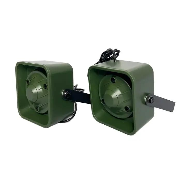 Haut-parleur de chasse BK1218B 50W 150dB aimant carré pour appel d'oiseaux et gibier