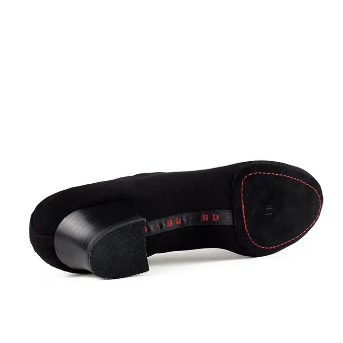 Véritable BD hommes chaussures de danse latine adulte deux points semelles enseignant chaussures Bas