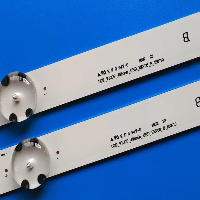 Bande de rétro-éclairage TV 49 pouces, pour 49LG61CH 49LF5500 49UF6400 49UF6407 49LF510V 49UF640V 49