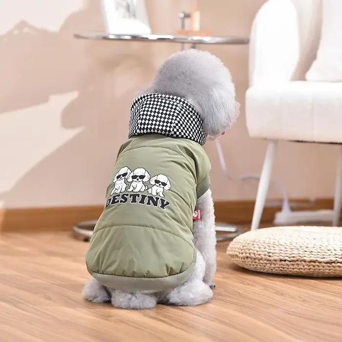 Costumes Cool pour chiens caniche XXL 4XL, petit et moyen chiot, vêtements pour animaux de compagnie, coupe-vent, tenue polaire, rose, vert, fournitures pour chats