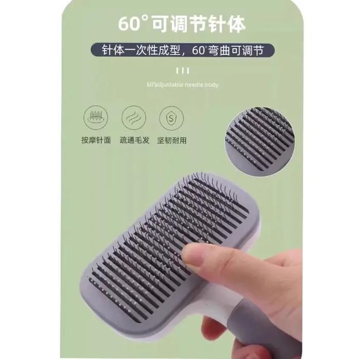 Peigne démêlant pour poils d'animaux pour chiens et chats